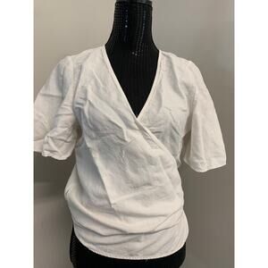 Vetta Blouse 3/4 Sleeve White One Size Women's A66